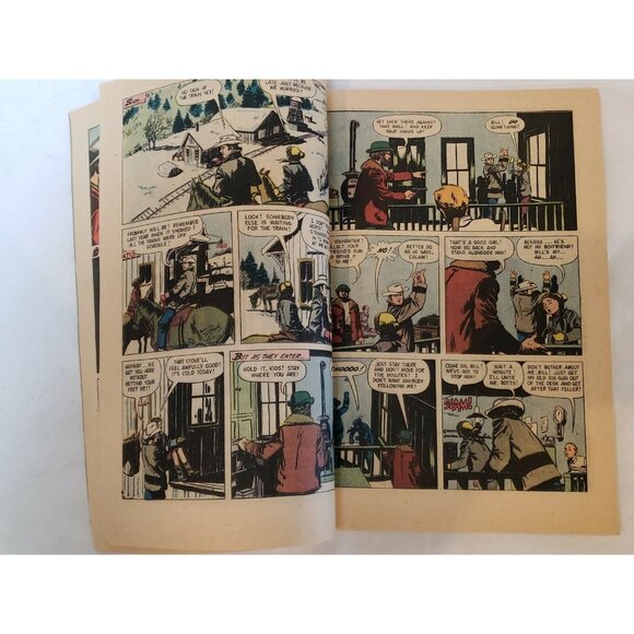 Vintage Western Roundup Comic Digest #20 Vintage Oct Dec 1957 Dell Giant Issue - Picture 8 of 13